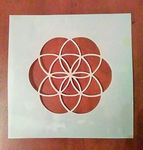 PAUCHY 4 Inch Seed of Life Stencil.