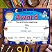 Fancy Land Certificate of Award Certificates 30 Pcs End of Year Graduation Student of Award Certificates with Stickers Classroom Students Supplies 8.5 X 11