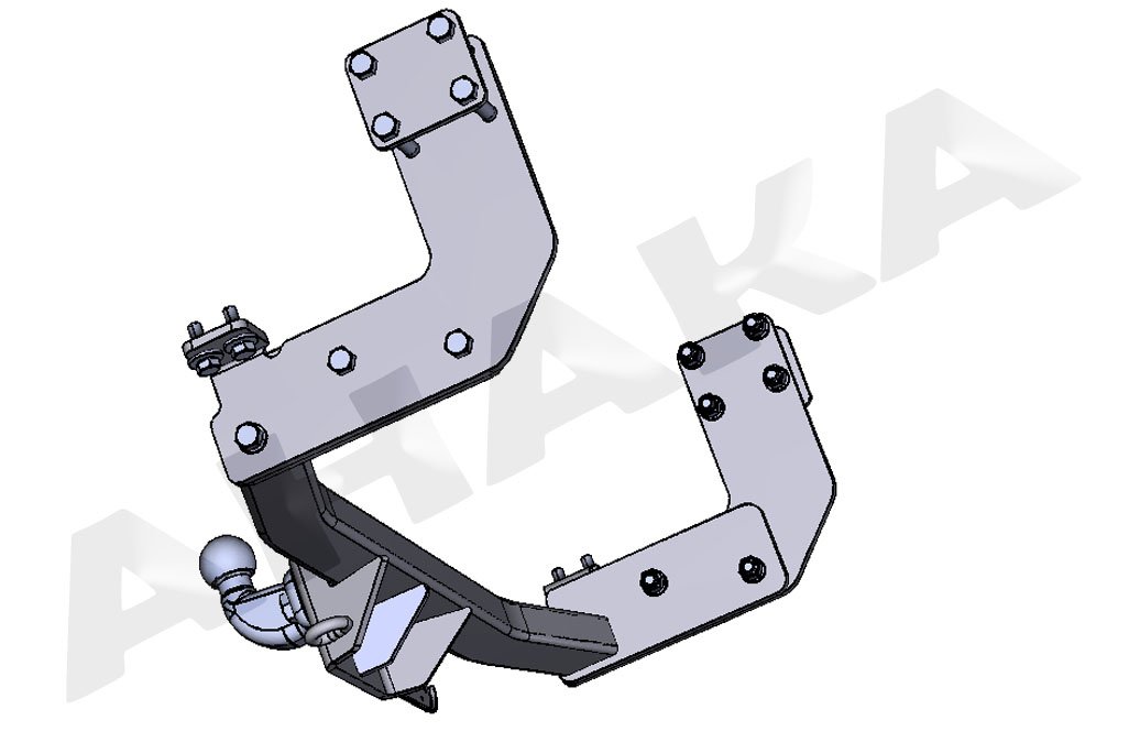 ATTELAGE avec faisceau 7 broches | Mercedes Sprinter W901-05 / Volkswagen LT 28 - 35 de 1995 à 2006 Fourgon Bus (empattement = 3050mm, roues arrière simples) / crochet «col de cygne» démontable avec outils