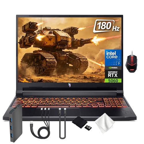 acer Nitro V 16 16�C���` WUXGA 180Hz �Q�[�~���O�m�[�g�p�\�R�� Intel Core 7 240H NVIDIA GeForce RTX 5060 16GB DDR5 1.5TB �X�g���[�W (512GB SSD&1TB �h�b
