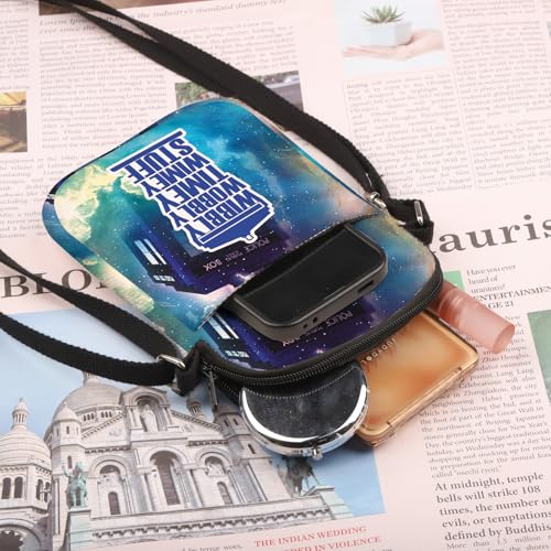 PLITI Dr Who TV Show Inspired Gift Dr who Crossbody Bag Policeman Box Fan Gift Wibbly Wobbly Timey Wimey Stuff Gift3