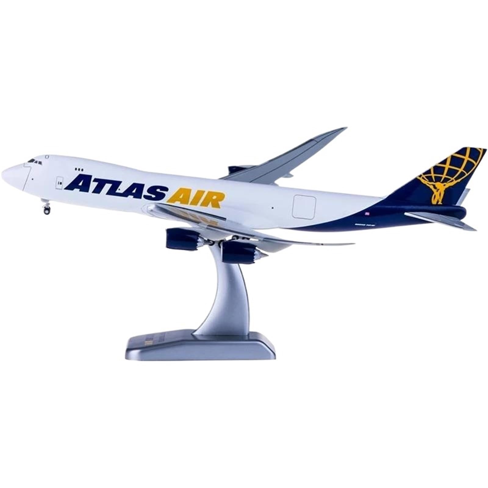 Flying Airplane Model 1:400 Scale B747-8F B747 Dreamlifter Atlas AIR Airlines Metal Alloy Aircraft Plane Collectible Display Model Aviation Airbus