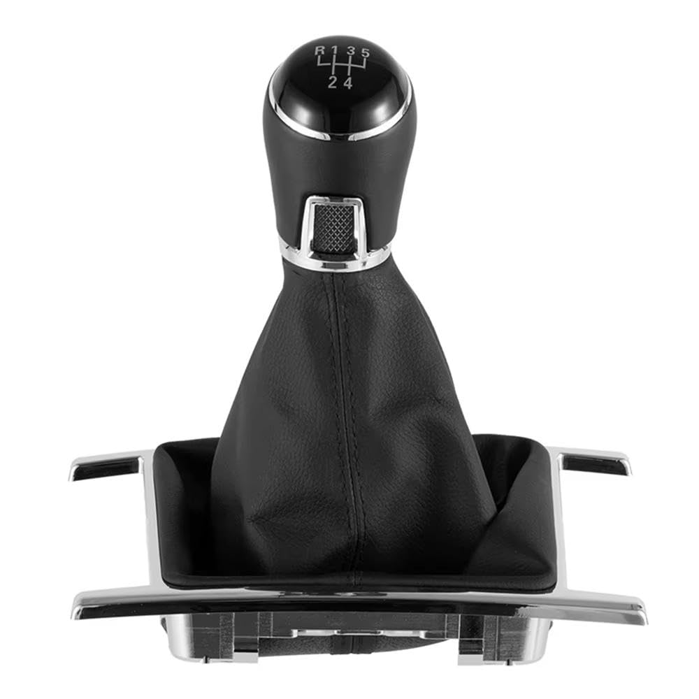 YDXHERTA Auto Accessory 5/6 Speed Gear Stick Shift Knob for Amarok 2010-2022(Leather knob 5s)