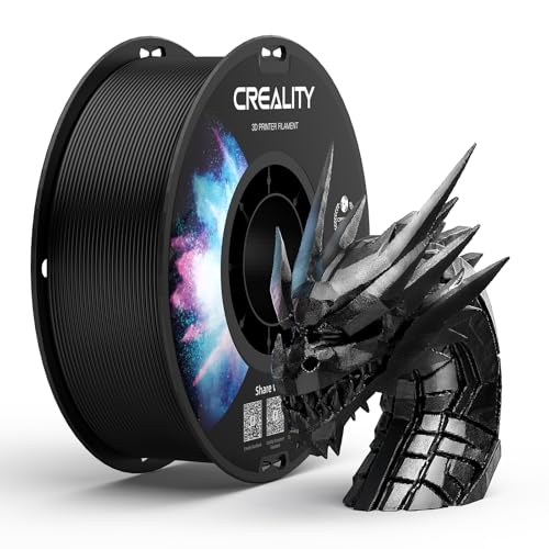 Creality PETG Filament 1,75 3D-Druckerfilament:Hervorragende Zähigkeit Hohe Präzision Maßgenauigkeit +/- 0,02 mm, 1kg-Spule (2,2 lbs) Passend für Die Meisten FDM 3D Drucker,PETG Schwarz Creality PETG Filament 1,75 3D-Druckerfilament:Hervorragende Zähigkeit Hohe Präzision Maßgenauigkeit +/- 0,02 mm, 1kg-Spule (2,2 lbs) Passend für Die Meisten FDM 3D Drucker,PETG Schwarz
