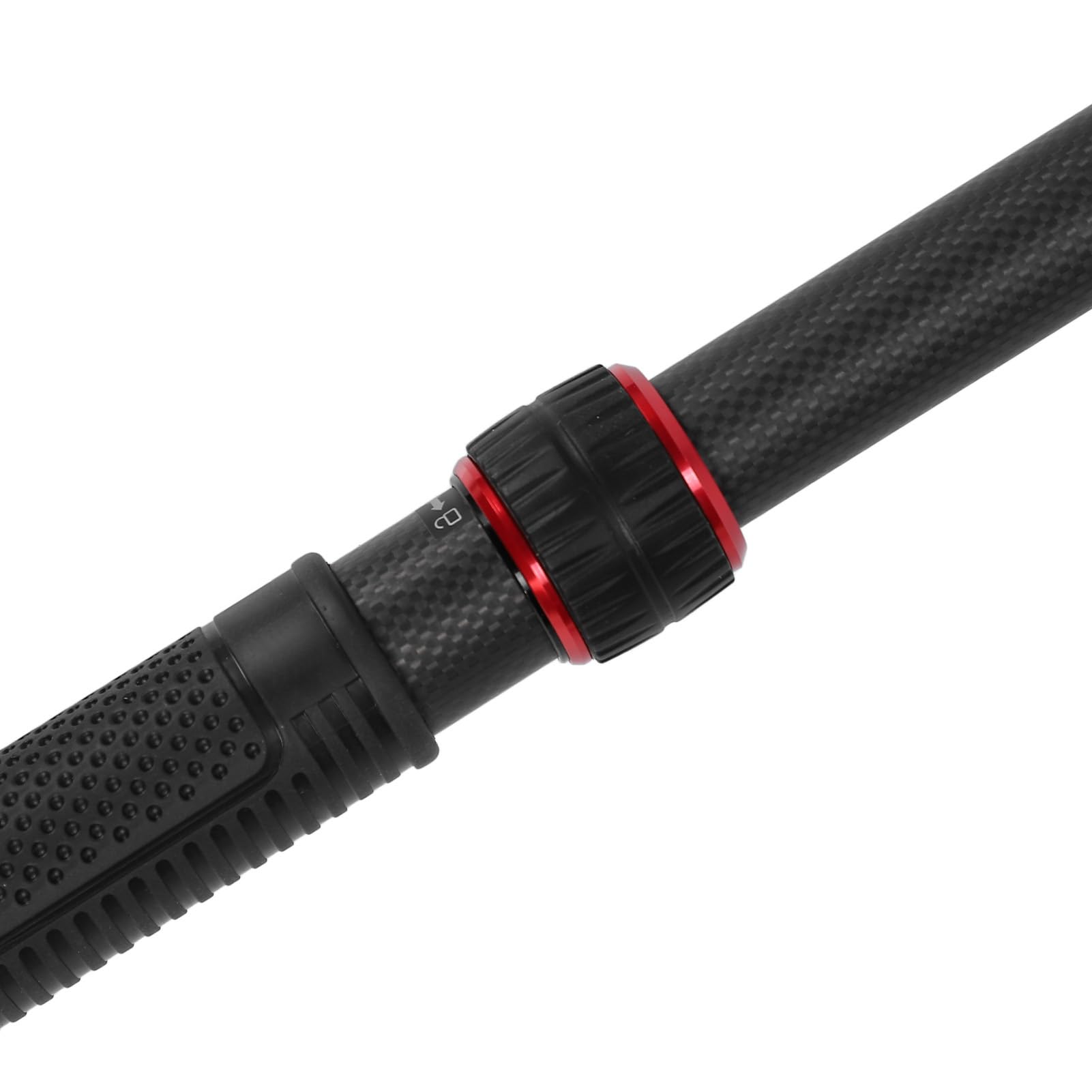 Yctze Monopode pour Appareil Photo Monopode Extensible en Fibre de Carbone à 6 Sections avec Tête de Canne de Marche Vis de Conversion 1/4 3/8 pour Caméra D'action DSLR