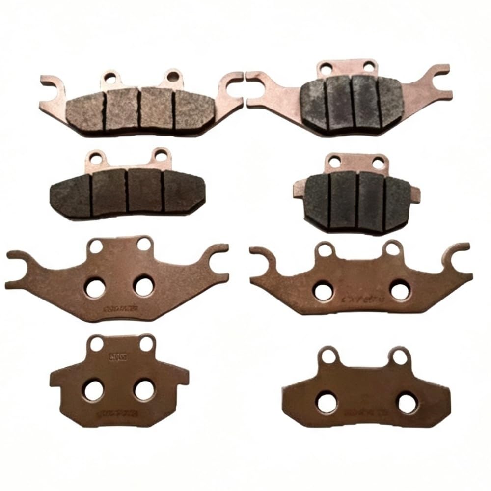2 set di pastiglie freno anteriori e 2 set posteriori SINTERIZZATE for ODES 650 800 1000 ATV