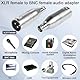 QIANRENON XLR Stecker auf BNC Buchse Audio Adapter Konverter 3 Pin XLR auf BNC Koaxial Analog Video Anschluss, Erweitert Umwandlung XLR/BNC, für Mikrofone Audiokamera RF Mischpulte