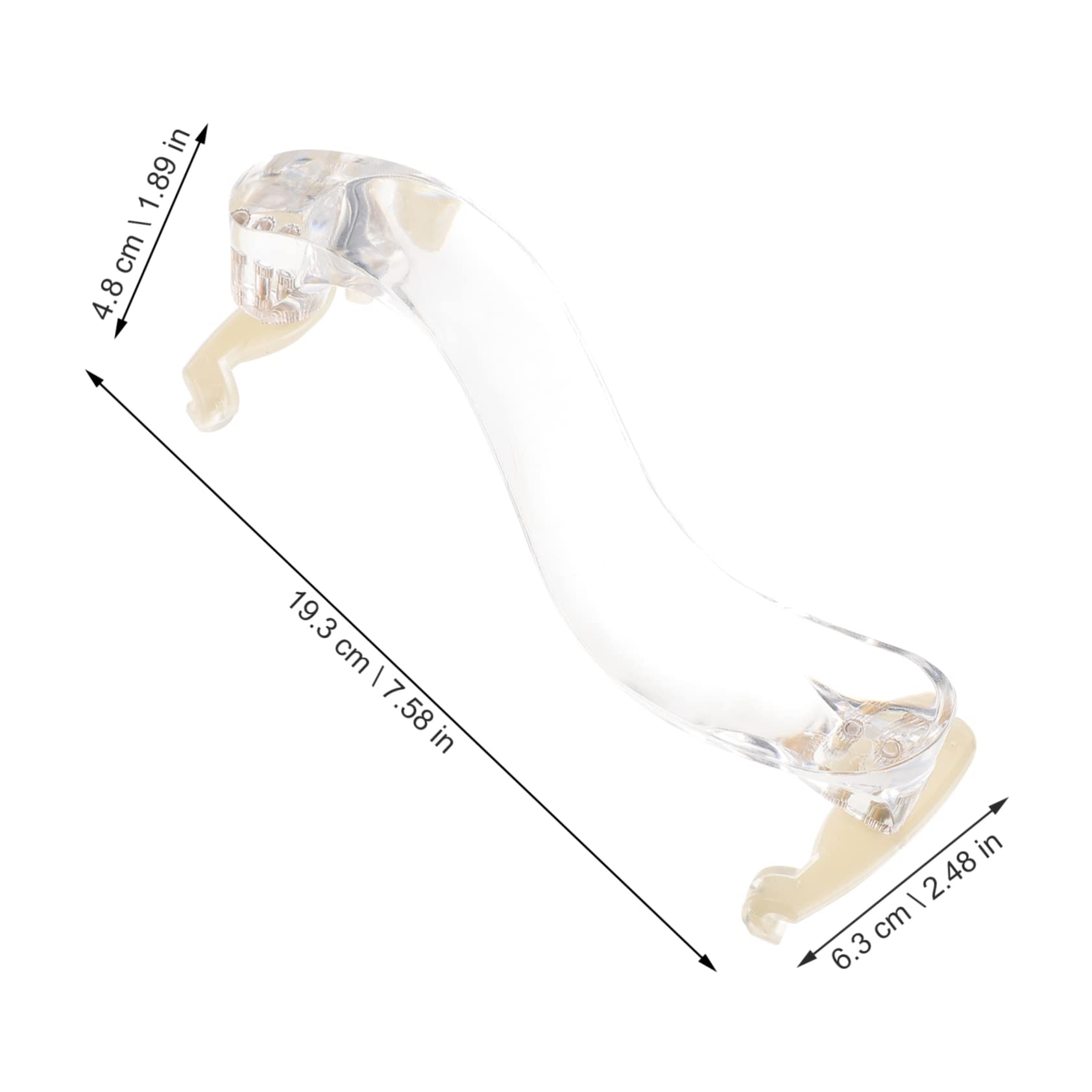 BESPORTBLE Elegant Acrylic Shoulder Pad for Violin Comfortable Rest Pad for Violin Shoulder Rest Material