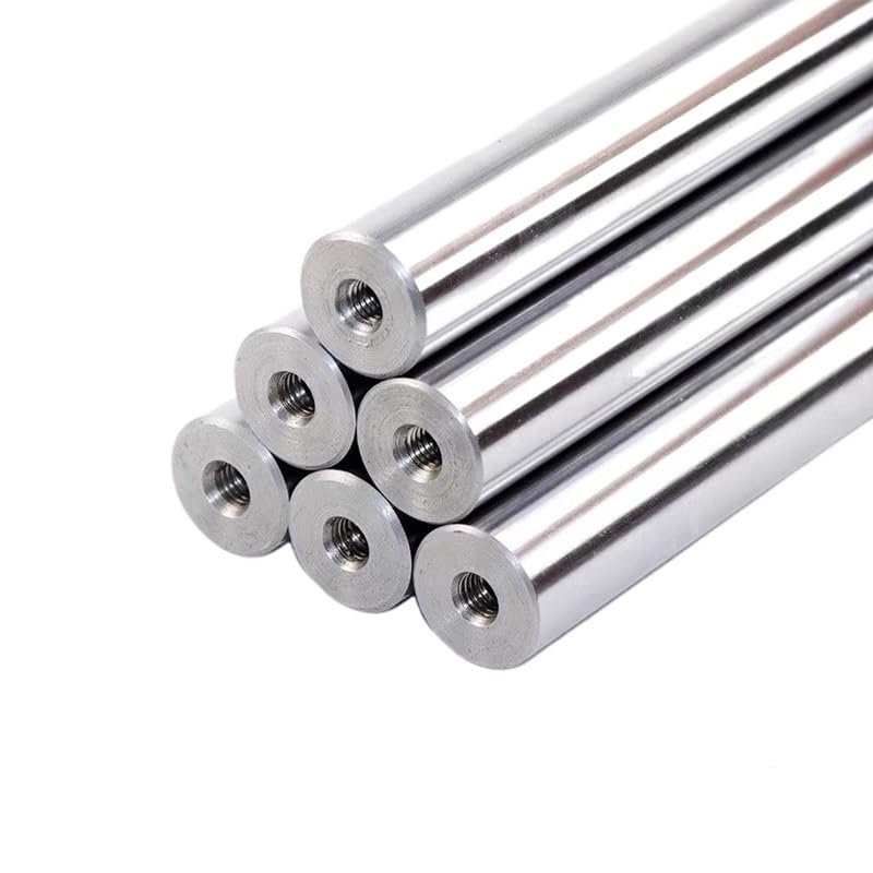 Verchromte, gehärtete Linearwelle (2-teiliges Set), 8–16 mm Außendurchmesser, 100–550 mm Länge, mit Gewindelöchern an beiden Enden(OD16mm(M8x16mm),500mm)