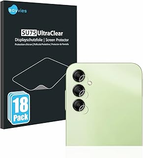 Savvies 18-Pack Screen Protection Film compatible with Samsung Galaxy A14 4G (ONLY Camera) Screen Protector Ultra Clear [Scratch Proof]