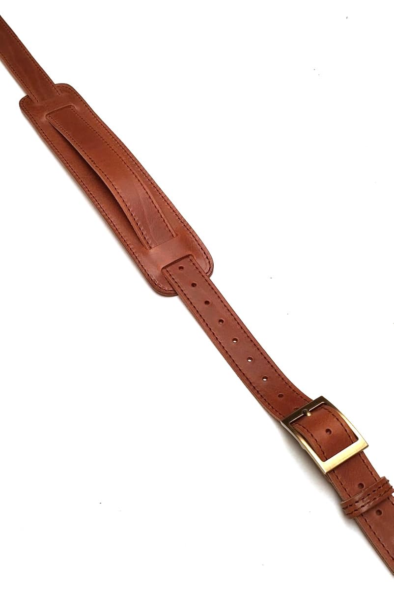 Custom Style Czarny skórzany pasek do gitary basowej 3 cm z paskiem na ramię i klamrą T330