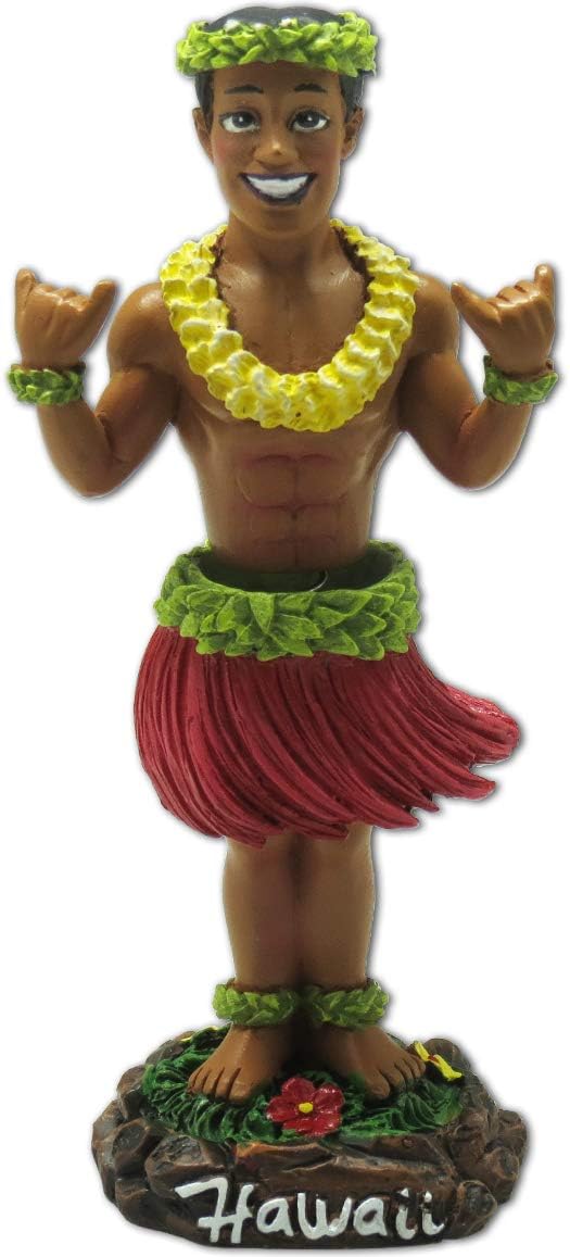 Shaka Hula Boy Mini Dashboard Doll 4"