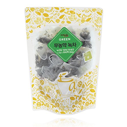 Té saludable Comida coreana ecológica verde té 0.04 oz x 30 bolsas de té de 1,0