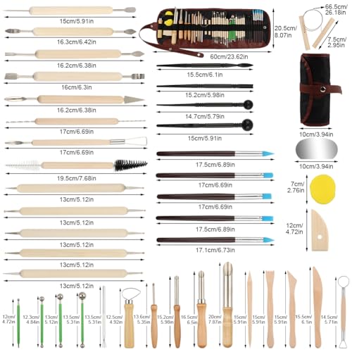 42Pcs Clay Sculpting Tools Kit by Yonderfume - Used condition - Image 3