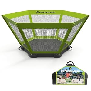 PaddleSmash Pickleball Yard Game As Seen on Shark Tank Beach Backyard Tailgate Lawn Outdoor Activities for Adults and Family Easy Assembly