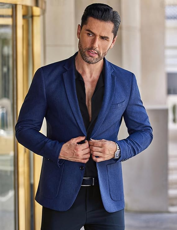 Image of CB-COLEBROOK Men Luxury Satin Silk Dress Shirt - Long Sleeve, Satin, Shiny Button Down, Prom, Wedding Party Shirt