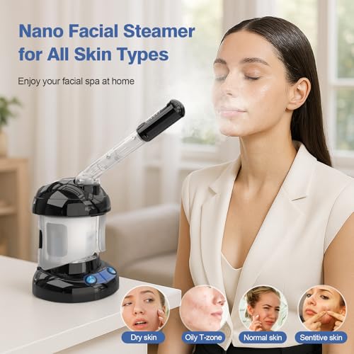 image for Hair Steamer Kingsteam 2 in 1 Ozone Facial Steamer, Design for Persona