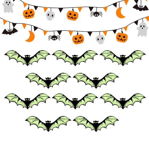 Décoration chauve-souris Halloween pour salle de classe et fête