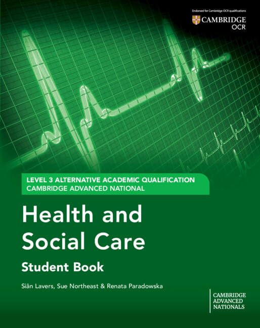 Cambridge Advanced National (AAQ) in Health and Social Care