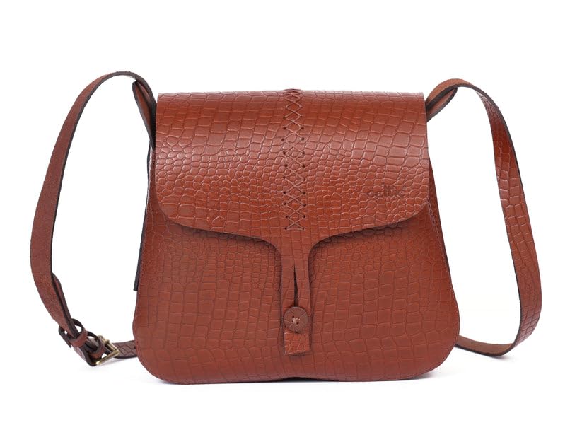 Celtic Women’s Genuine Leather Cross-Body Sling Bag | Ladies Shoulder Bag With Adjustable Shoulder Strap for Women and Girls (B0CXM96ZXN) Amazon Price History, Amazon Price Tracker