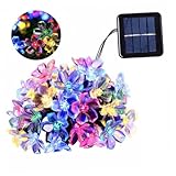 Lampes solaires extérieures: un matériau plastique de qualité rend la guirlande lumineuse et, sûre à utiliser, décoration extérieure