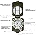 Waterproof Compass Metal Folding Outdoor Multifunction Compass with Luminous Sighting Compass Hiking Navigation Compasses