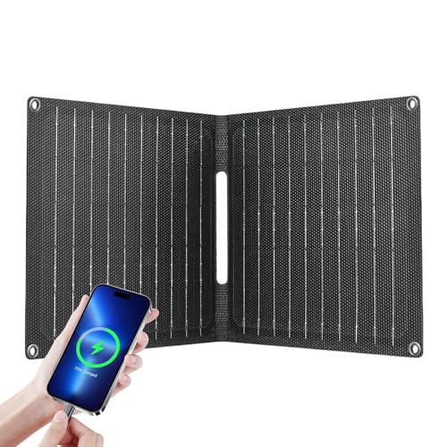 Caricatore solare 30 W pannello leggero per tablet pieghevole impermeabile caricabatterie rapido per telefoni e per viaggi zaino in spalla escursionismo campeggio