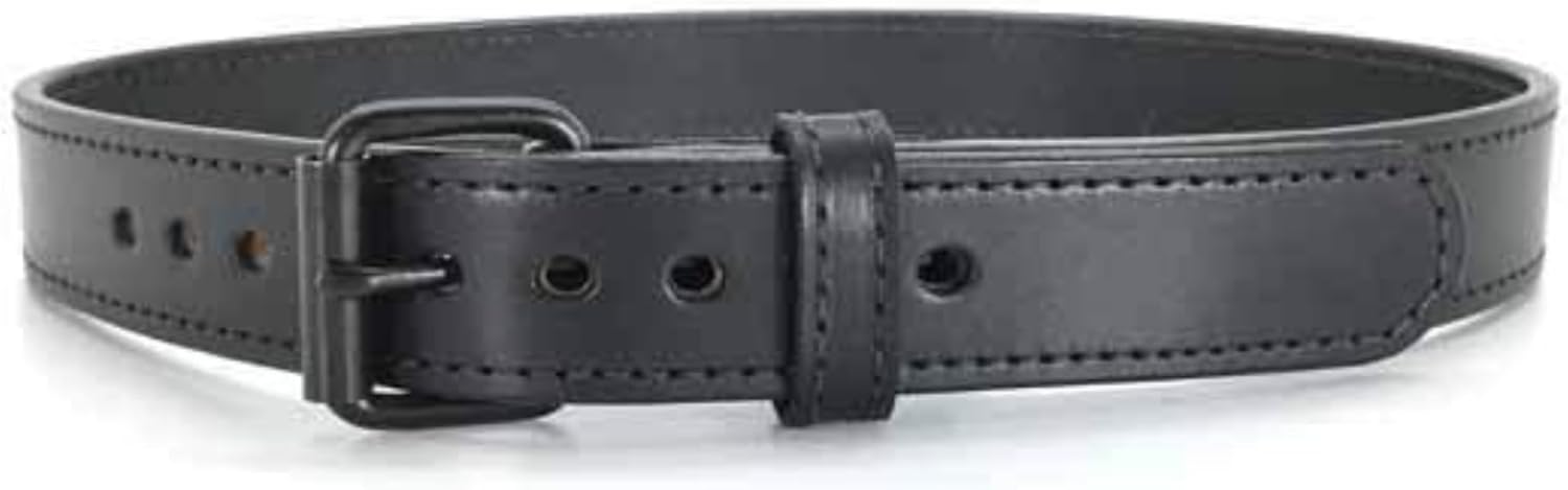 Daltech Force Tactical Black Steel Core Concealed Carry CCW Strong Leather Gun Belt - USA Made - Image 2