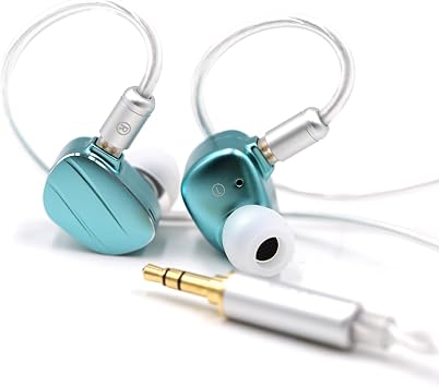 BQEYZ Weather Series Cloud Cloud, HIFI Earphones, In-Ear Earphones, 0.4 inch 10 mm DD+ 6.8 mm Passive Radiator, Wired Earphones, Silver Plated, OFC Cable, For Watching Movies, Watching TV, Gaming