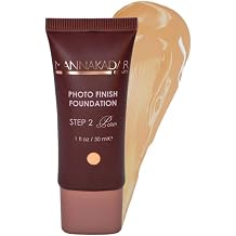 Manna Kadar Beauty C4 Flawless Ivory Photo Finish Foundation - Long Lasting, Medium to Full Coverage, Flawless Look, Matte Finish, Water Based, Vitamin E, Antioxidants, Wheat Germ Improves Elasticity