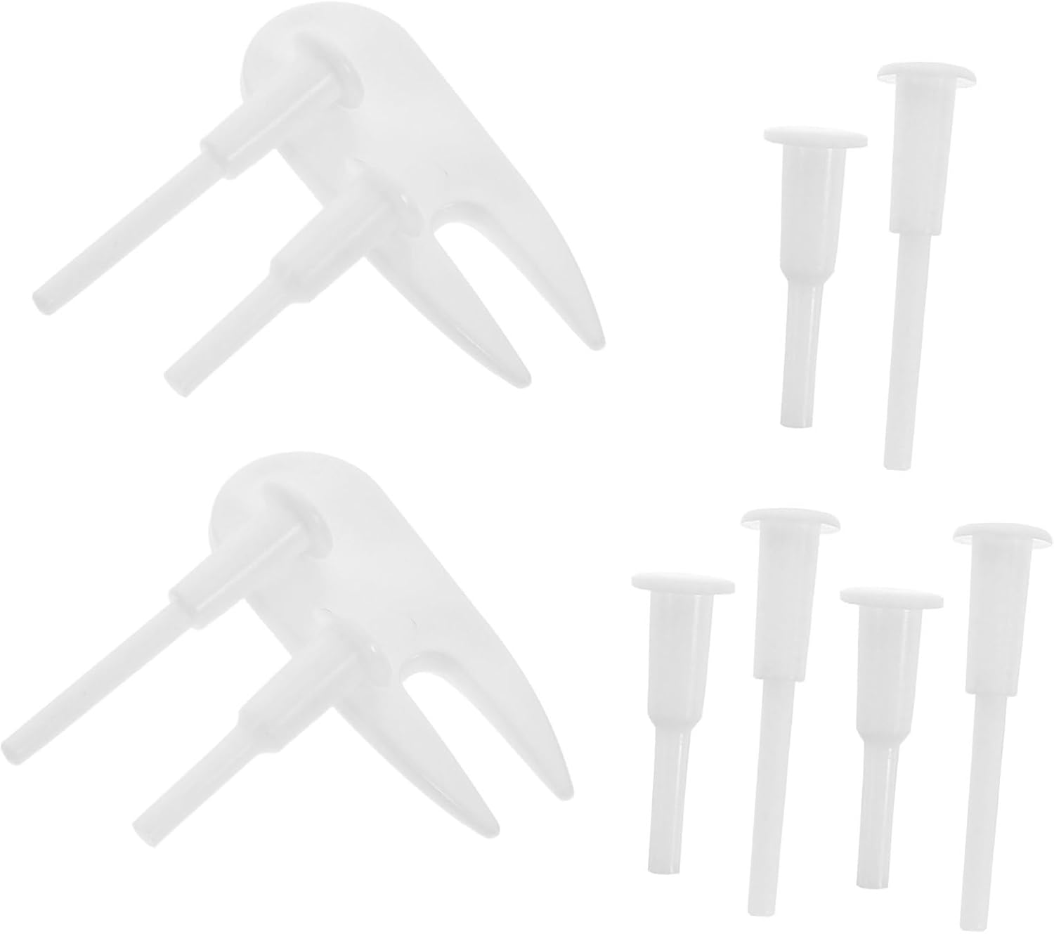 YARNOW 12pcs Exercise Ball Air Stopper Plug Replacement Kit with Adapter and Puller Durable Fitness Ball Accessories for Yoga Inflatable Bed and Pool Use