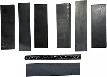D1.1 Welder Practice Plates Limited Thickness 3/8 2 Width Beveled Training Weld Coupons 4 Plates + 3 Backing Strips = 3X The Welding Practice