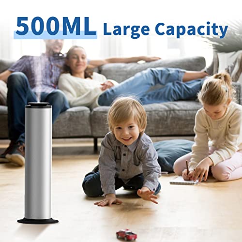 Bicedo 600Ml Scent Air Machine For Home, Essential Oil Diffuser Professional Cold Air Aromatherapy Diffuser Essential Oil Nebulizer Waterless Diffuser, For Large Room Hotel Office (Silver) #TOP4