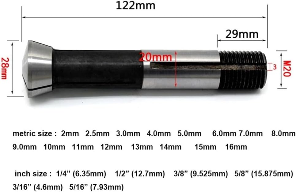 Universal Multi-function U2 Sharpener Chuck, Spring Clip Collets For Cutter Grinder Machine(9mm)