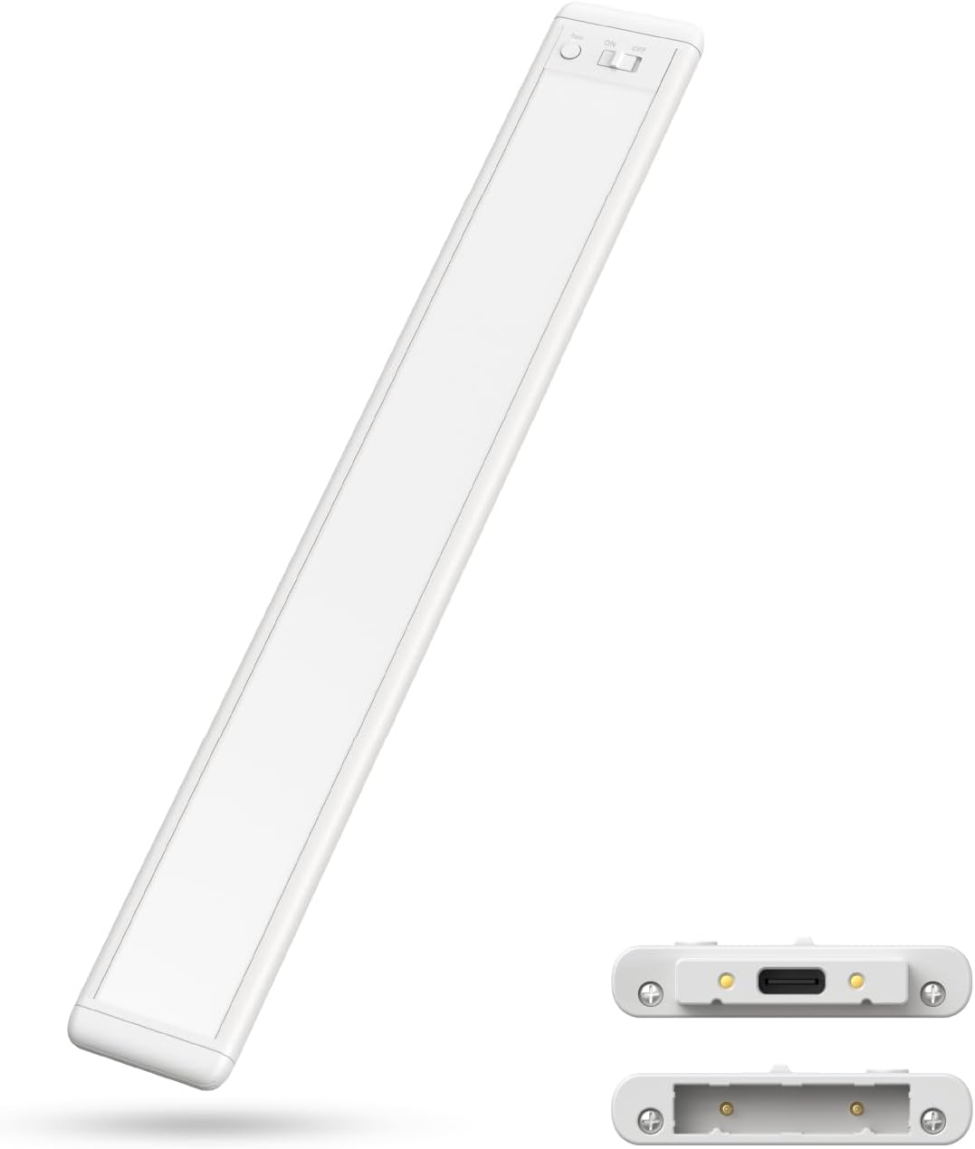 15 Inch Under Cabinet Lighting, Expandable LED Cabinet Light with Sensor Controls, Adjustable Color Temperature & Brightness, Wireless Magnetic Installation