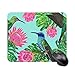 Produktbild Tropisches blumenmuster mit kolibri-maus-pad-schreibtisch-computerzubehör-brett-dekor-bürobedarf