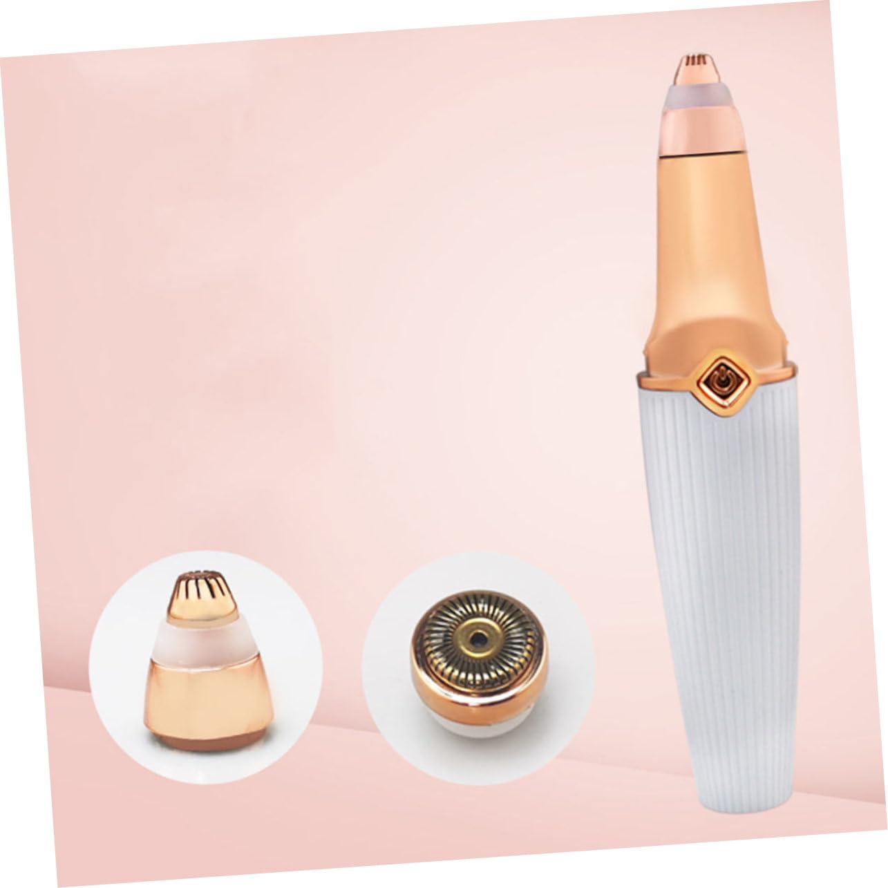 Beavorty 2stücke Elektrisches Haarentfernungsgerät Für Damen Multifunktionaler Usb Augenbrauenrasierer Tragbarer Wasserdichter Epilierer Weiß Für Gesicht Lippen Kinn Und Mehr