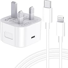 iPhone Charger Fast Charge with 2M Cable [MFi Certified] 20W USB C Charger Plug and 2M Lightning Cable Compatible with iPhone 14/14 Plus/14 Pro/14 Pro Max/13/12/SE/11 Pro Max/XS Max/XR/X/8/iPad