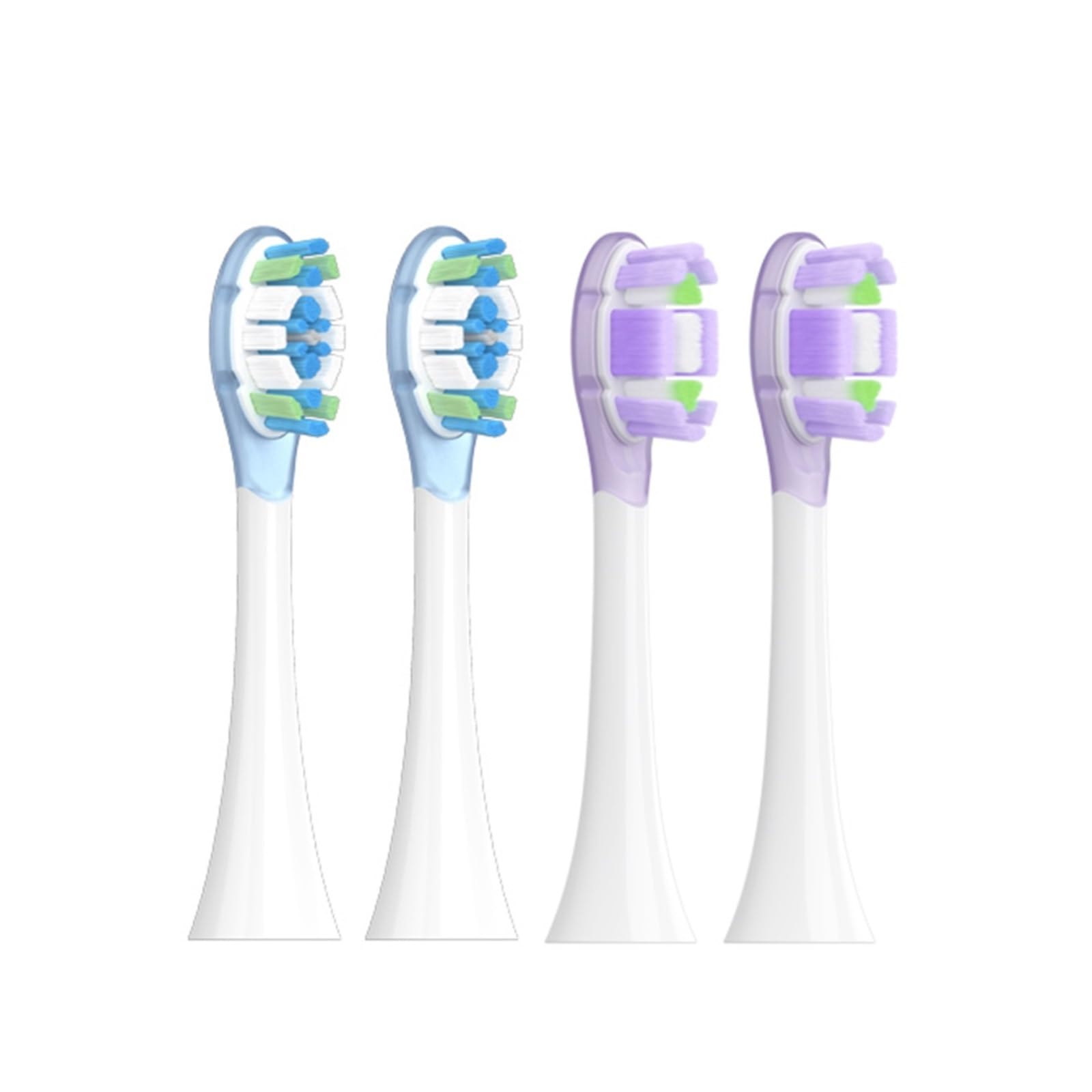 Testine di ricambio, compatibile con XIAOMI, MES609 MES610 Pro | 4/8PCS testine in plastica per adulti(8 pcs blue)