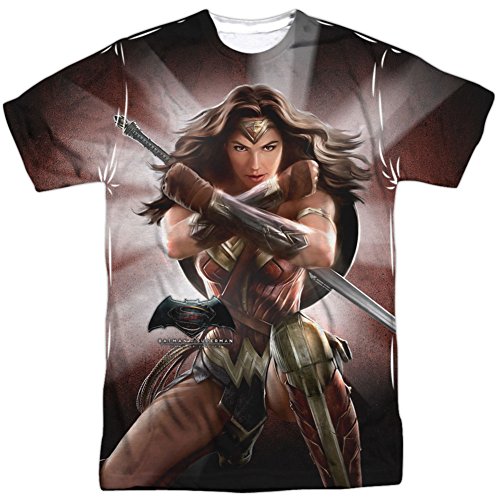 Batman vs. Superman- Backlit Wonder Woman T-Shirt Size XXL