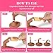 Practice Fingers Hand Acrylic Nails: 3PCS Fake Fingers to Practice Fake Nails - Manicure Acrylic Nail Hands Training Set with Base and 100PCS Brown Nail Tips for Nail Supplies