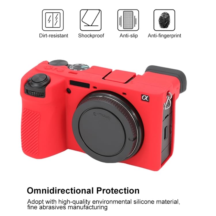 Silikonhülle Für Sony Alpha A6700 – Kameratasche In Blau, Schützt Vor Kratzern & Staub, Stativ-fähig