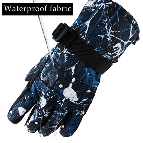 image for iClosam Men & Women Ski Gloves Windproof Waterproof Breathable Winter 
