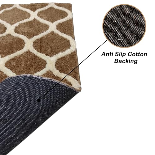 Image of The First Home Decor Modern Anti Slip doormats for Entrance Living Room Bedroom Kitchen Bathroom Doormat 1.5x3 feet (D2D13)