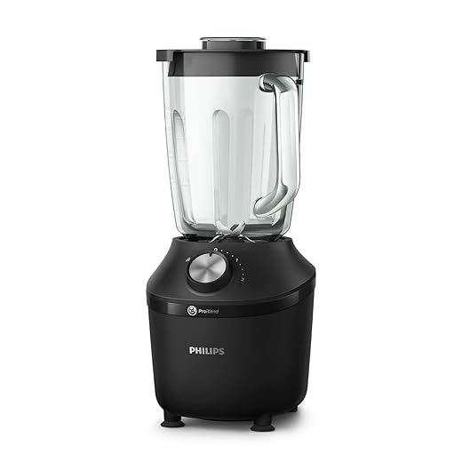 Philips 3000 Series Blender and Smoothie Maker, ProBlend System, 600W, Maximum Capacity 2L, 2 Speed Modes and Pulse Button, NutriU Recipes App (HR2291/41)