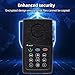 Electronic Holy Bible Audio Player, Talking Audio Bible Player, KJV (King Version) and, Solar and USB Rechargeable, Built in 4G Capacit (Black)