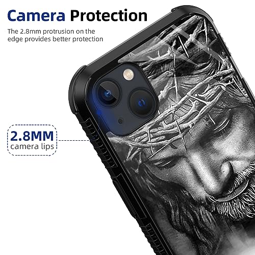 Image of Compatible with iPhone 14 /13 Case,Husband Design for Men Boys [Anti-Scratch] Non-Slip+Shockproof Rugged TPU Protective Case-Husband