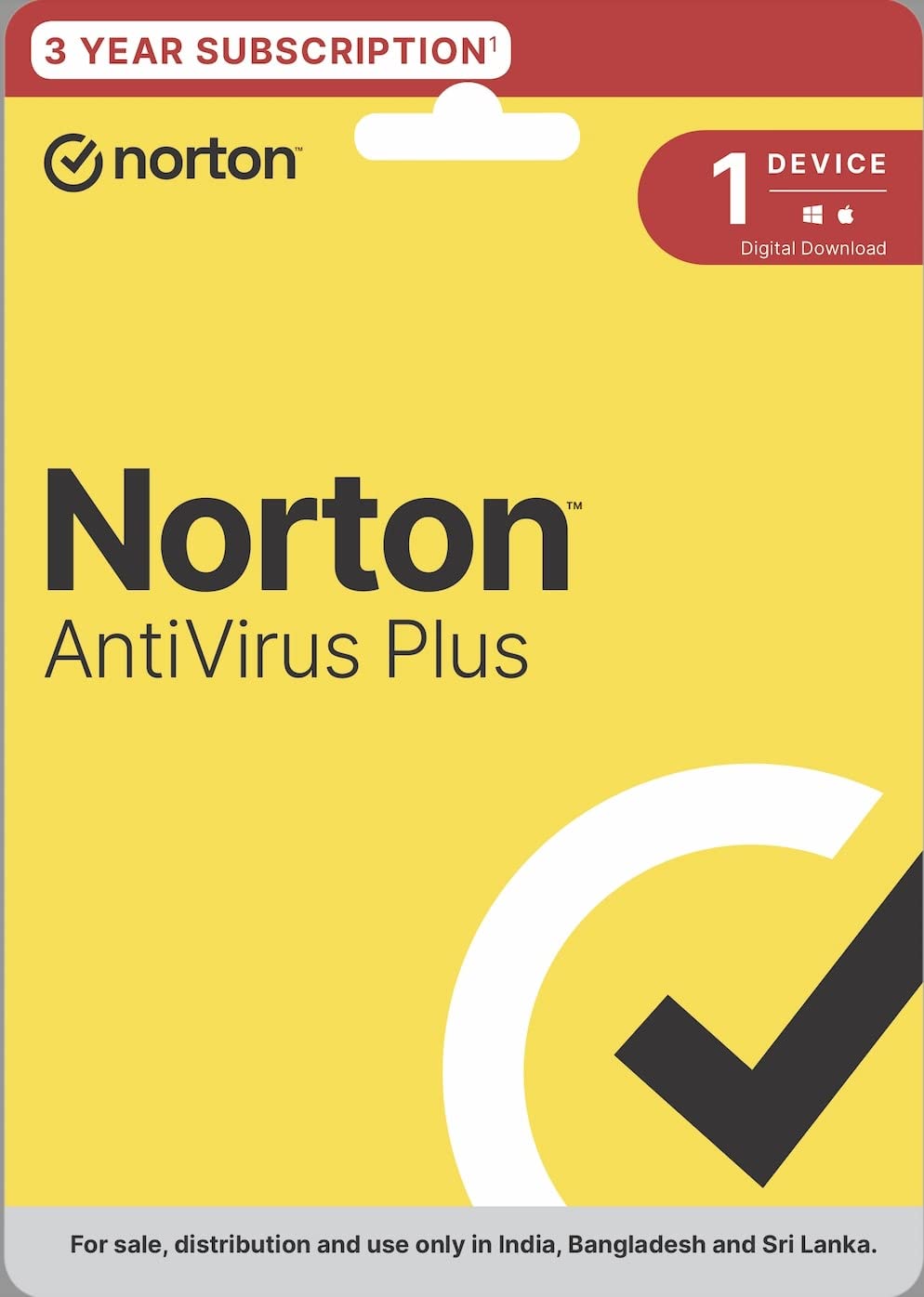Norton Antivirus Plus | 1 User 3 Years |Additionally Includes Smart Firewall, Password Manager & PC Cloud Back Up | PC & Mac |Email Delivery in 2 Hrs. (B096BLH25W) Amazon Price History, Amazon Price Tracker