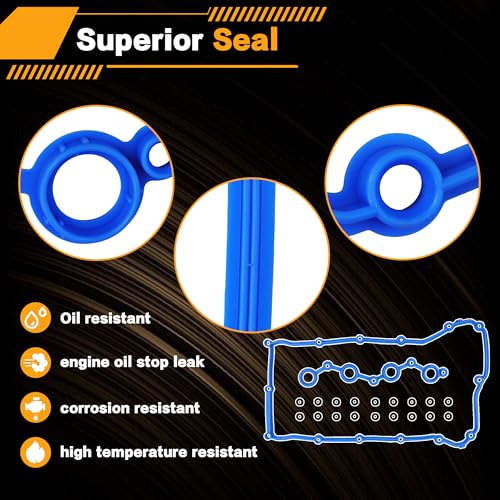 Image of VS50698R Valve Cover Gasket Fit for 2007-2020 Dodge Caliber, Avenger, Journey, for Jeep Compass, Patriot, Chrysler 200,Sebring 1.8L /2.0L /2.4L