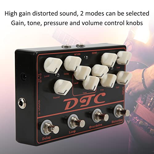 Eujgoov 4-en-1 Synthétiseur Effets Guitare Pédale Distorsion Surcharge Effet Boucle Accessoires Guitare - Les Beatles, Paul McCartney, John Lennon, RIngo Starr, George Harrison Eujgoov 4-en-1 Synthétiseur Effets Guitare Pédale Distorsion Surcharge Effet Boucle Accessoires Guitare – Image 8